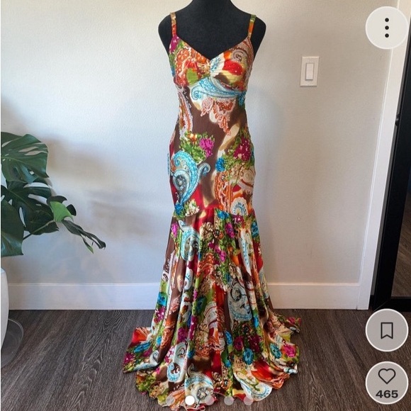 Camille LA VIE by Niki Lucas open back evening gown - Picture 4 of 5